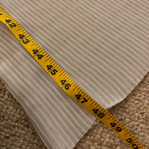 Bordeaux Anthropologie Blue Pleated Midi Dress - Picture 7 of 7